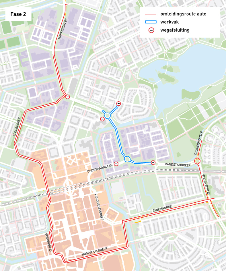 Werkzaamheden Randstaddreef fase 2