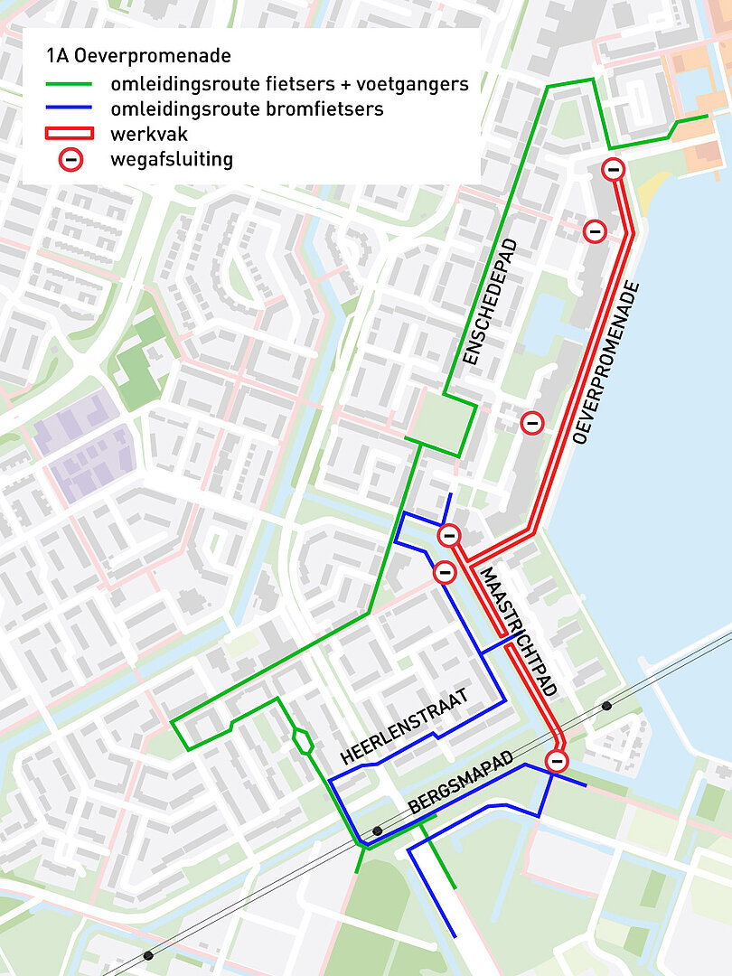 Werkzaamheden Oeverpromenade fase 1a
